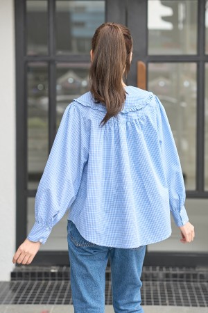 LOUISE TOP IN BLUE