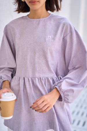 ALIDA TOP IN LILAC