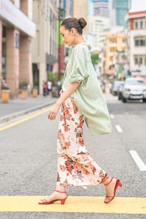 FLORET SKIRT IN ECRU