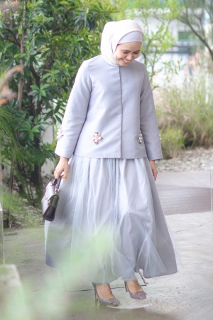 LUNA SKIRT IN GREY