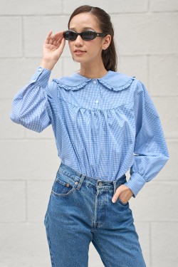 LOUISE TOP IN BLUE