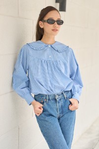 LOUISE TOP IN BLUE