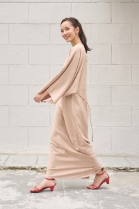 SERENA DRESS IN NUDE