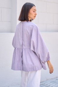 ALIDA TOP IN LILAC