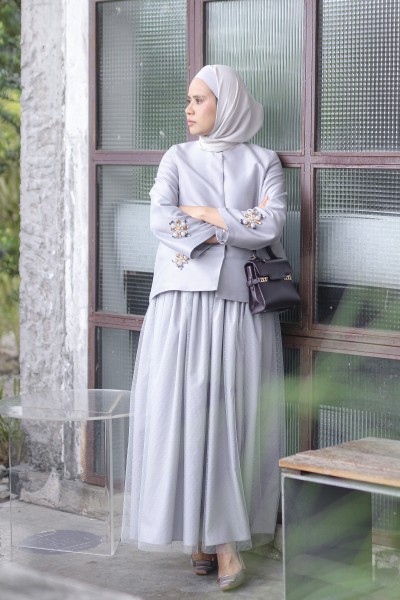 LUNA SKIRT IN GREY